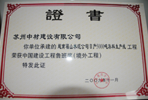 中國建設(shè)工程魯班獎（境